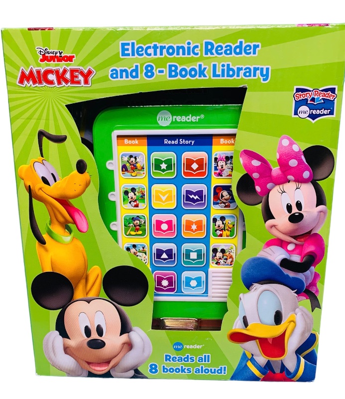 Photo 1 of 985068… Disney Mickey 8 book library and electronic reader 