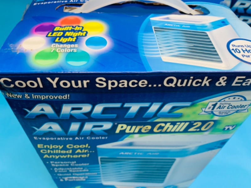 Photo 1 of 985077… 3 used arctic air desktop evaporative air coolers - returns 