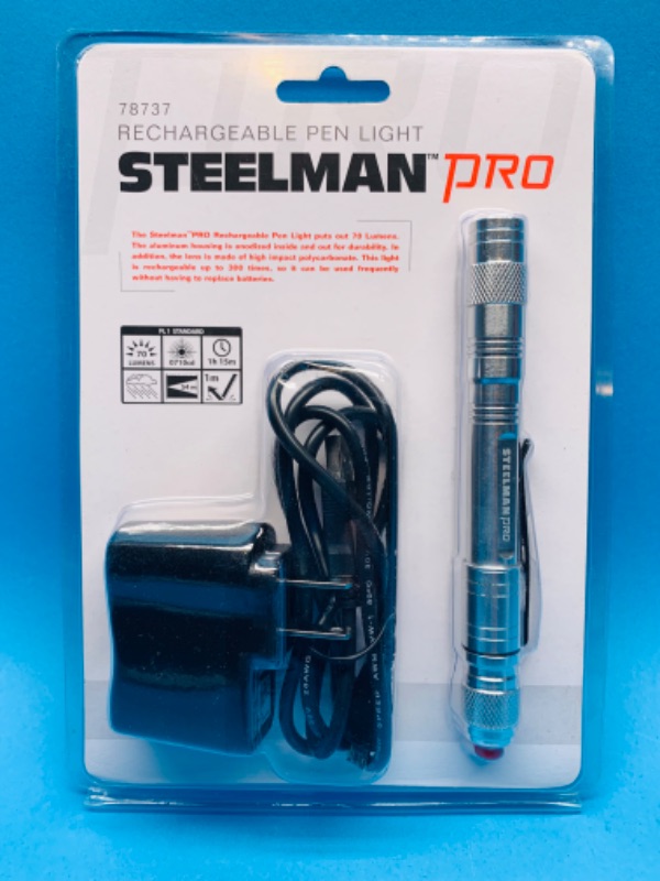 Photo 1 of 985127…steelman pro rechargeable pen light