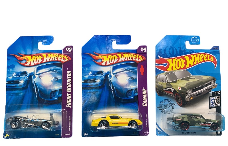 Photo 1 of 985364… 3 hot wheels die cast muscle cars 