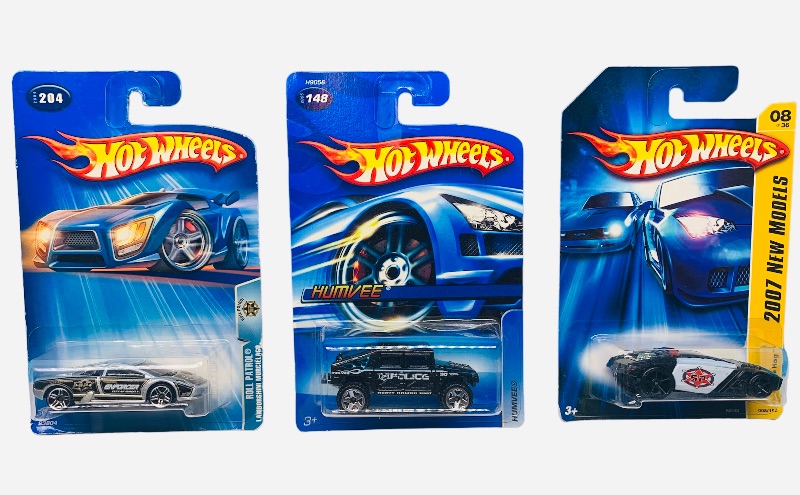 Photo 1 of 985381…3 hot wheels die cast police vehicles 