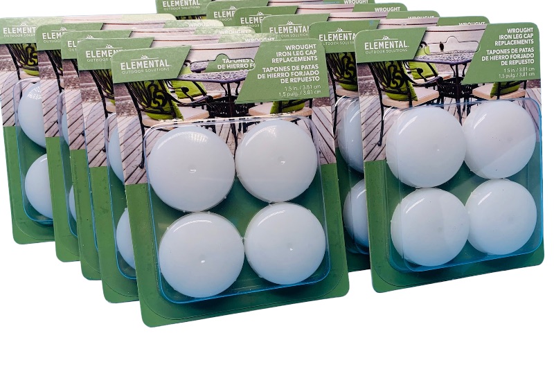 Photo 1 of 985390…12 packs of 4 wrought iron leg cap replacements 