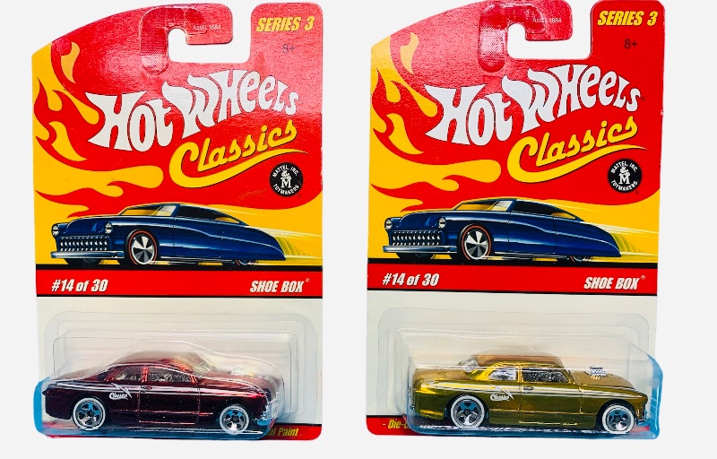 Photo 1 of 985404…2 hot wheels classics die cast shoe box cars with special paint 