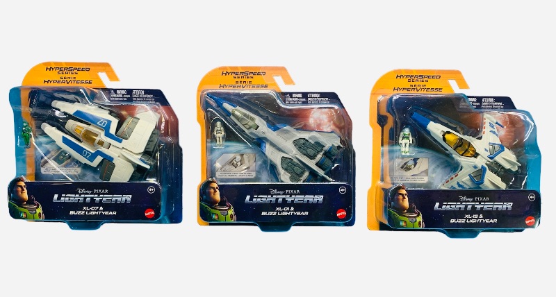 Photo 1 of 985467… 3 Disney lightyear hyperspeed series plane toys 
