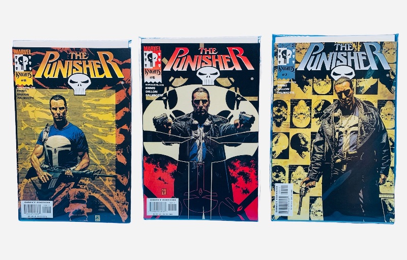 Photo 1 of 985483…3 punisher  comics in plastic sleeves 