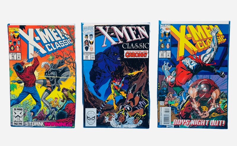 Photo 1 of 985494…3 vintage X-men  comics in plastic sleeves 