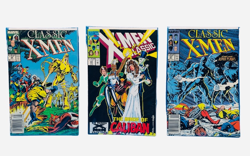 Photo 1 of 985495…3 vintage X-men  comics in plastic sleeves 