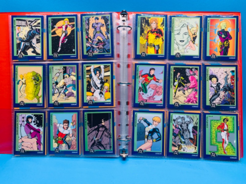 Photo 4 of 985501..,150 set DC 1993 comic cards in binder 
