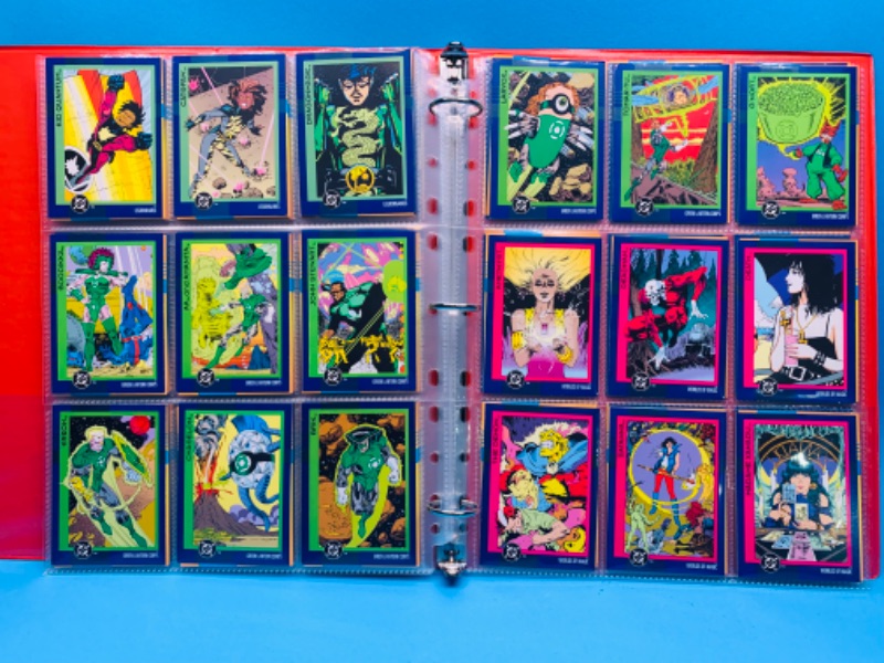 Photo 9 of 985501..,150 set DC 1993 comic cards in binder 