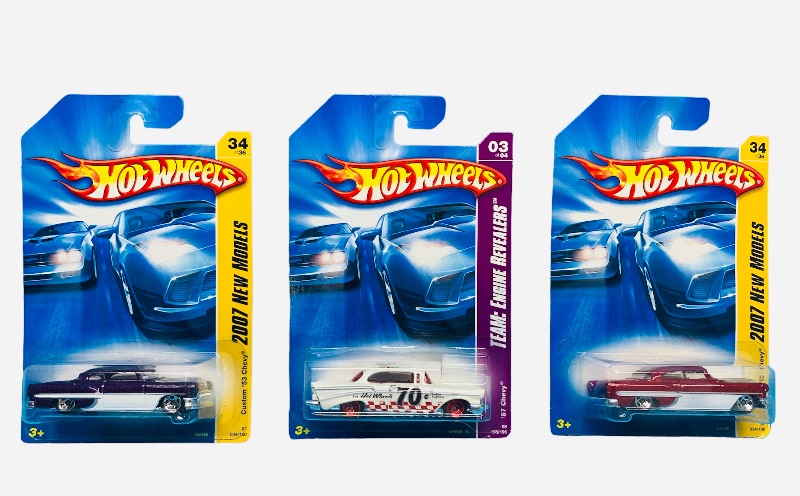 Photo 1 of 985598…3 hot wheels die cast custom Chevy cars 