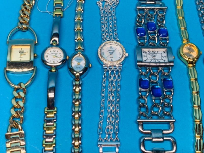 Photo 2 of 985656… 10 ladies fashion watches-need batteries replaced 