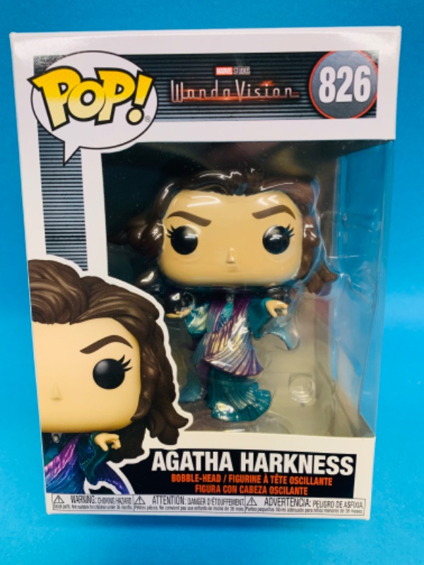 Photo 1 of 985762… Funko pop Agatha Harkness bobble head figure 