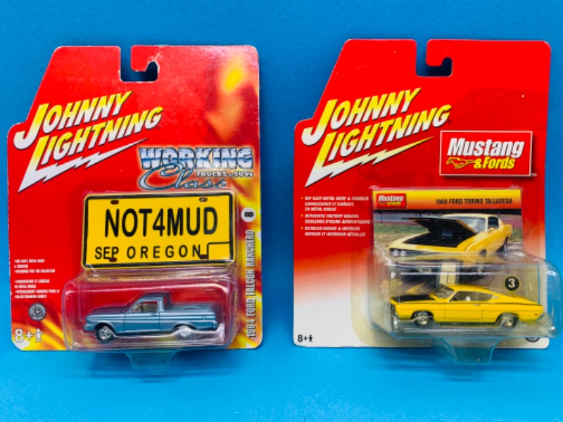 Photo 1 of 985767…2  Johnny Lightning die cast Fords