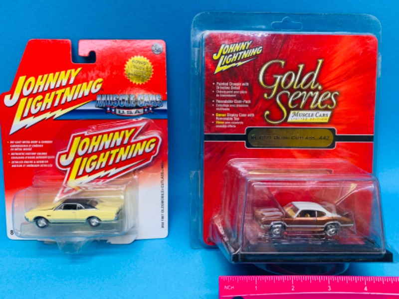 Photo 1 of 985768…2  Johnny Lightning die cast gold series and muscle cars 