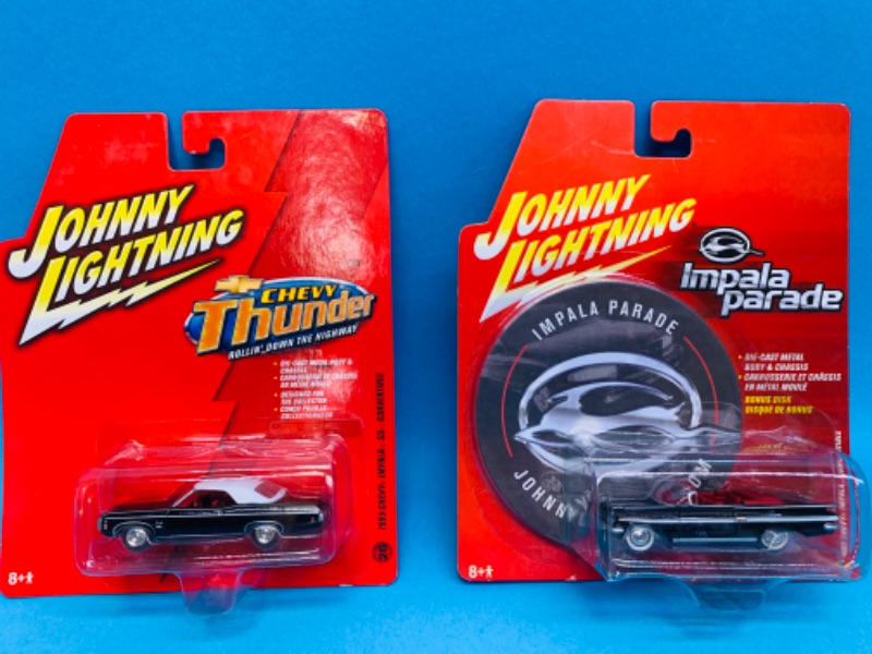 Photo 1 of 985769…  2 Johnny Lightning die cast Chevy Impala cats 