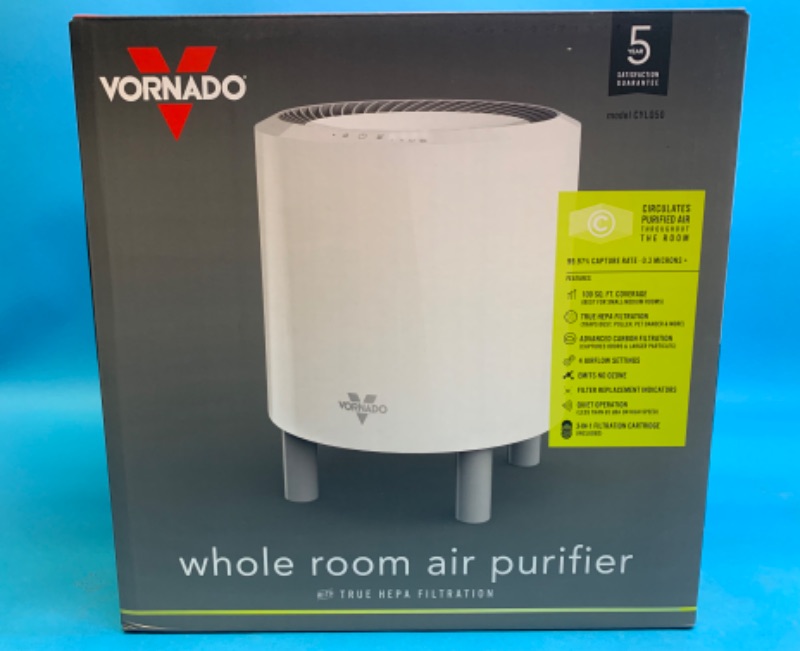 Photo 4 of 985796… Vernado whole room air purifier with hepa filter 