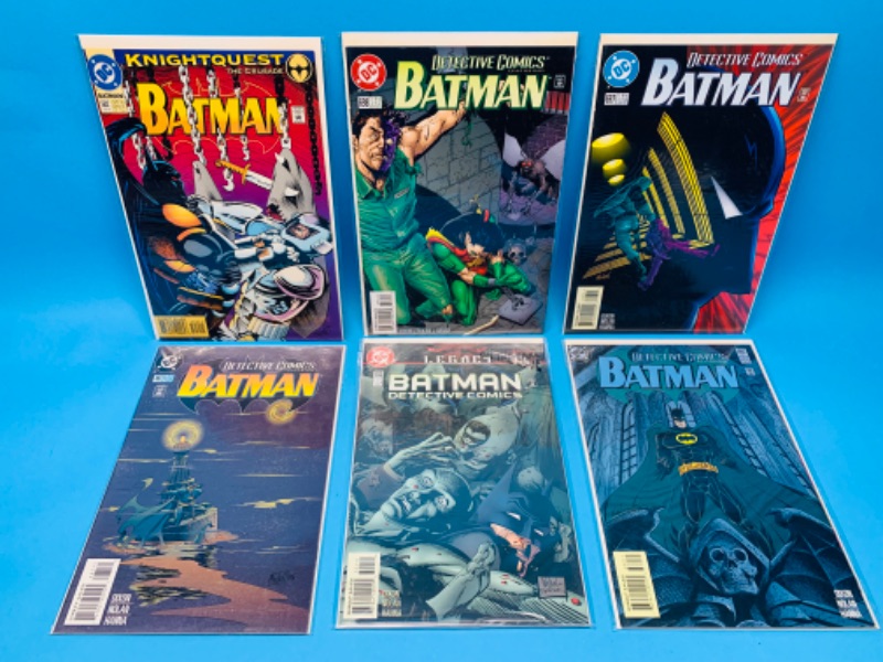 Photo 1 of 985808…6 Batman comics in plastic sleeves 