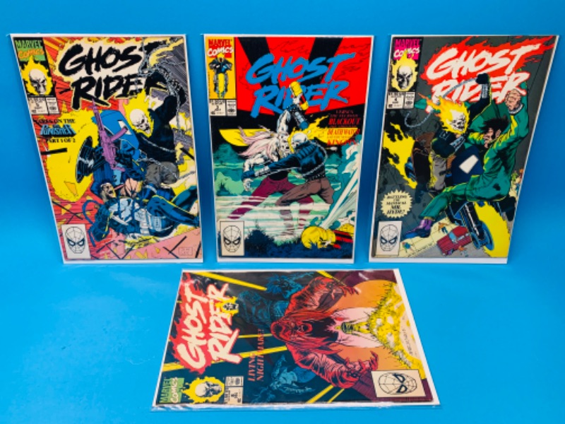 Photo 1 of 985950…4 ghost rider  comics in plastic sleeves 