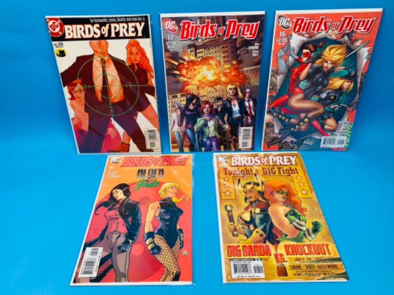 Photo 1 of 985953…5 birds of prey comics in plastic sleeves 