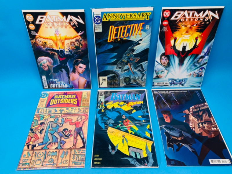 Photo 1 of 985957…6 Batman comics in plastic sleeves 