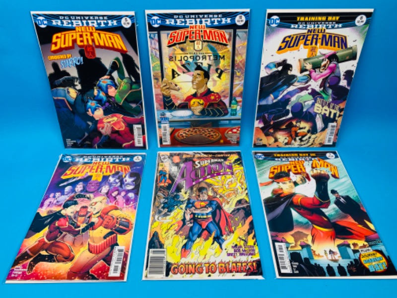 Photo 1 of 985965…6 Superman  comics in plastic sleeves 