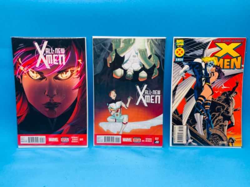 Photo 1 of 985966…3 X-men  comics in plastic sleeves 