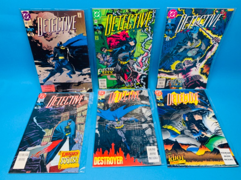 Photo 1 of 985972…6 Batman detective  comics in plastic sleeves 