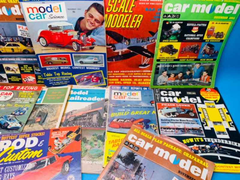 Photo 2 of 985985…condition issues- vintage model magazines 
