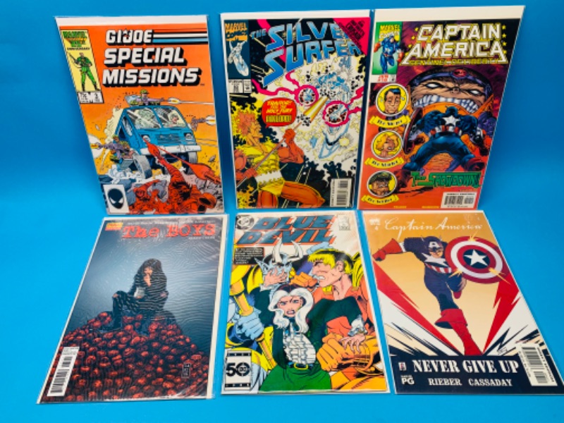 Photo 1 of 985989… 6 comics in plastic sleeves 