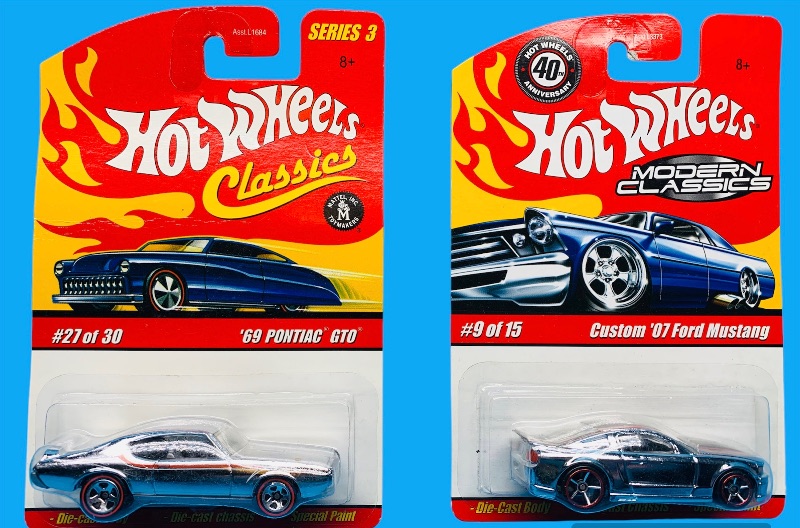 Photo 1 of 985995…2 hot wheels muscle cars with special paint 