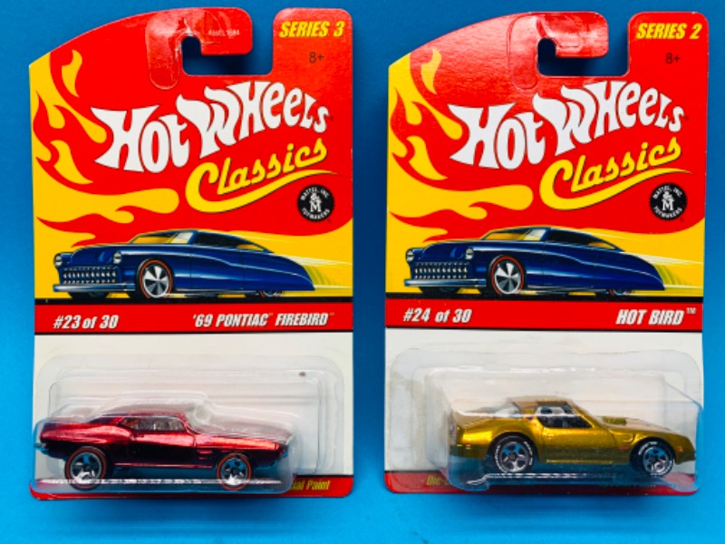 Photo 1 of 986004…2  hot wheels die cast Pontiac firebirds with special paint-1 redline 