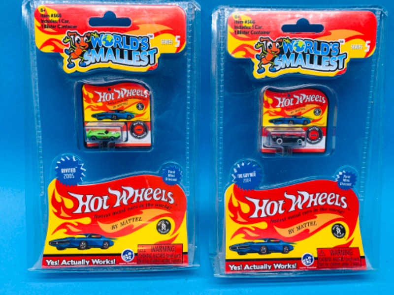 Photo 1 of 986008…2 hot wheels world’s smallest cars