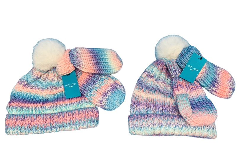 Photo 1 of 986031…2 kids hat and gloves sets - one size 