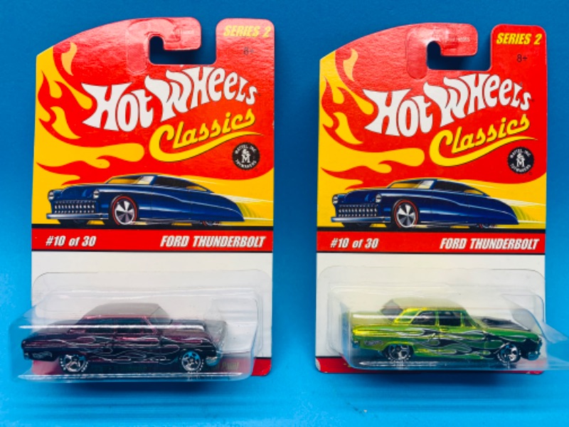 Photo 1 of 986072…2 hot wheels classics ford thunderbirds with special paint 