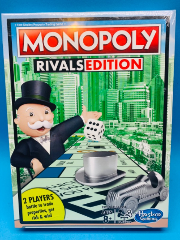 Photo 1 of 986180…monopoly rivals edition game