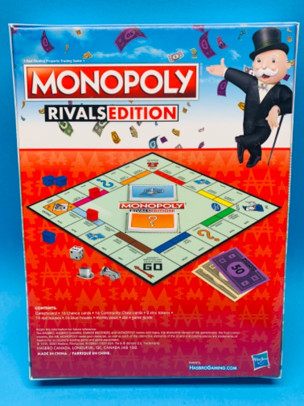Photo 2 of 986180…monopoly rivals edition game