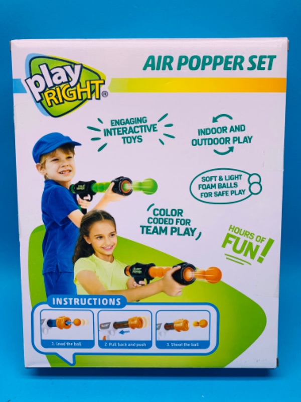 Photo 2 of 986234…air popper set - includes 2 poppers and 36 balls