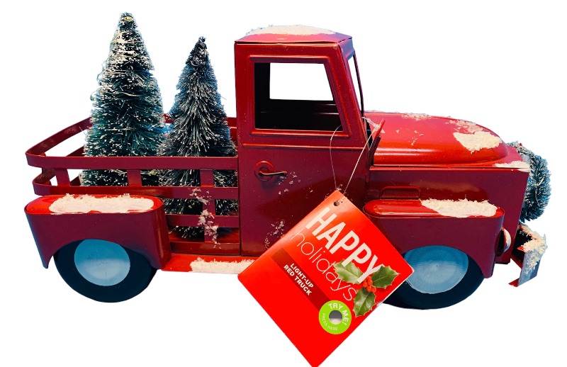 Photo 1 of 986254…large metal light up Christmas truck