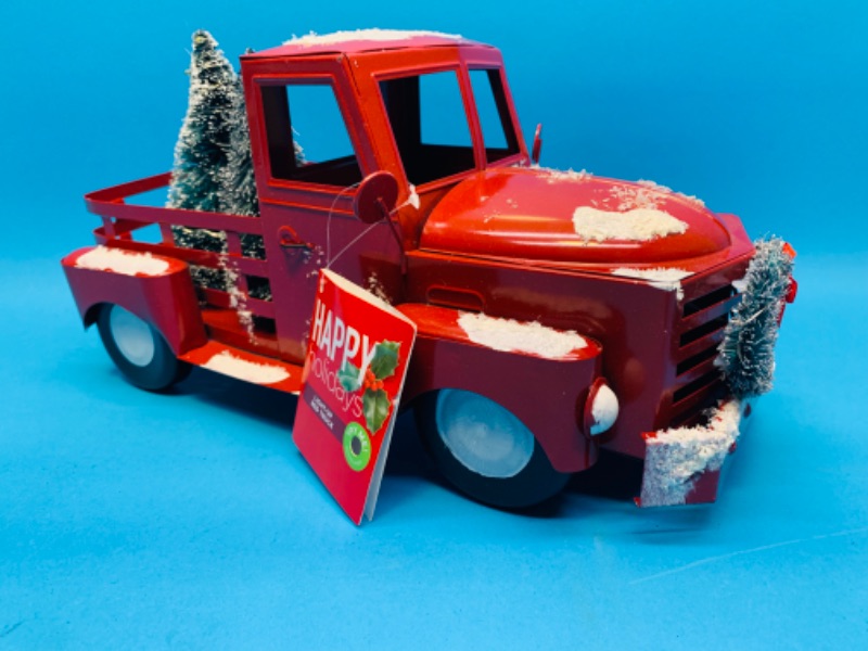 Photo 1 of 986254…large metal light up Christmas truck