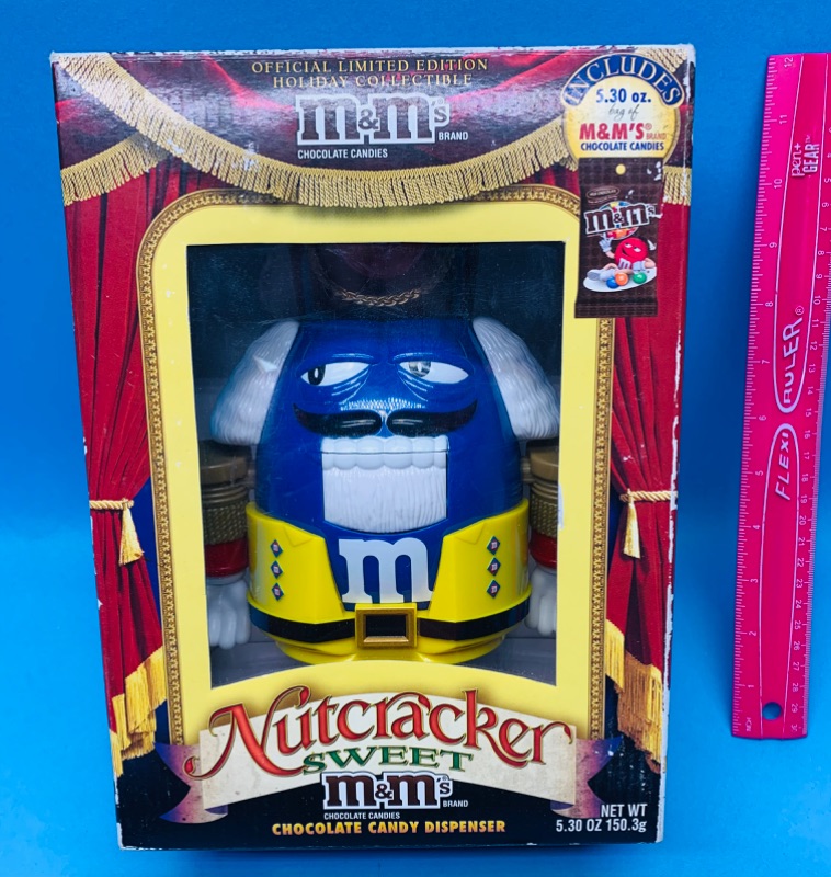 Photo 1 of 986316…vintage M and M’s nutcracker candy dispenser 