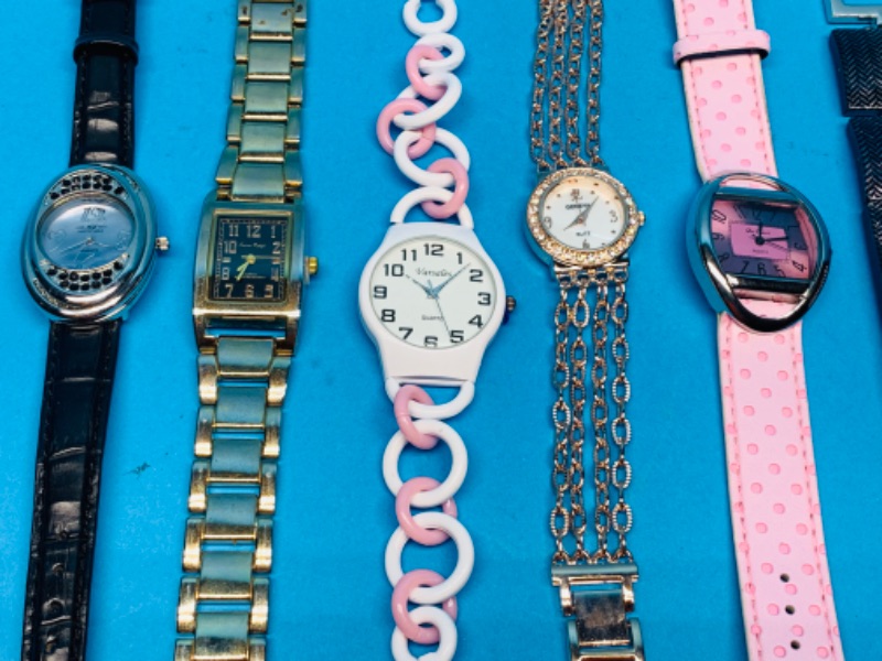 Photo 2 of 986347…10 ladies fashion watches-will need batteries 