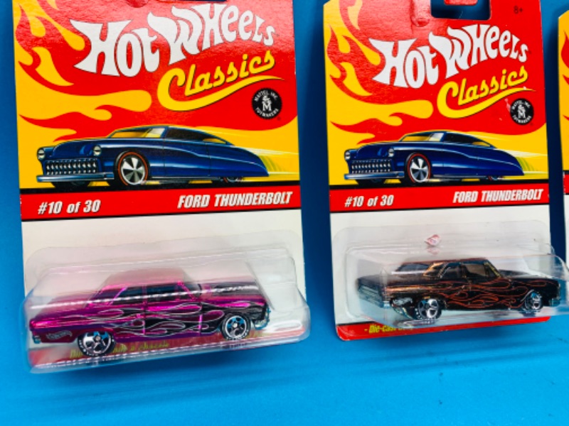 Photo 2 of 986357…3 hot wheels classics die cast thunderbolts with special paint 