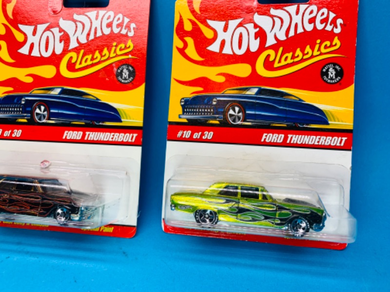Photo 3 of 986357…3 hot wheels classics die cast thunderbolts with special paint 