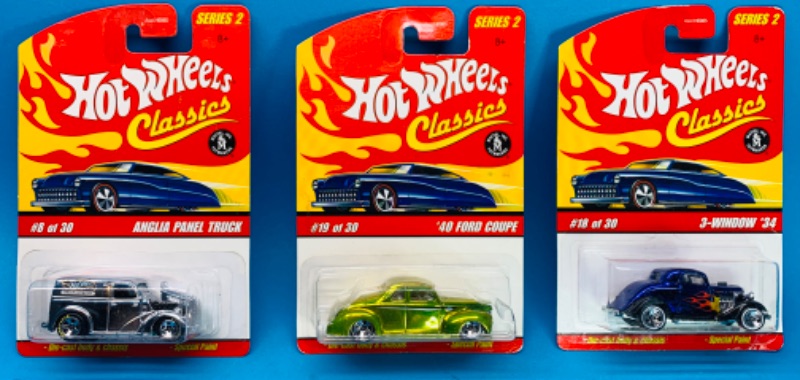 Photo 1 of 986364… 3 hot wheels classics hot rods with special paint 