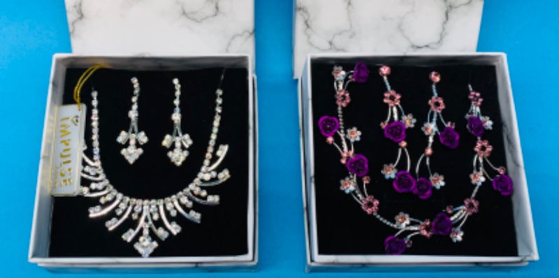 Photo 1 of 986463…fashion necklaces and pierced earrings sets in gift boxes -Impulse and Christina collection 