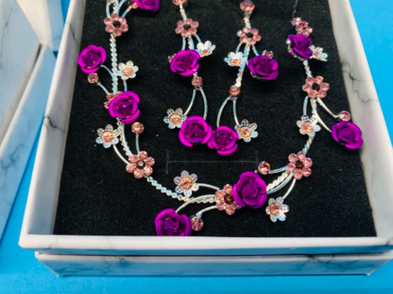 Photo 3 of 986463…fashion necklaces and pierced earrings sets in gift boxes -Impulse and Christina collection 