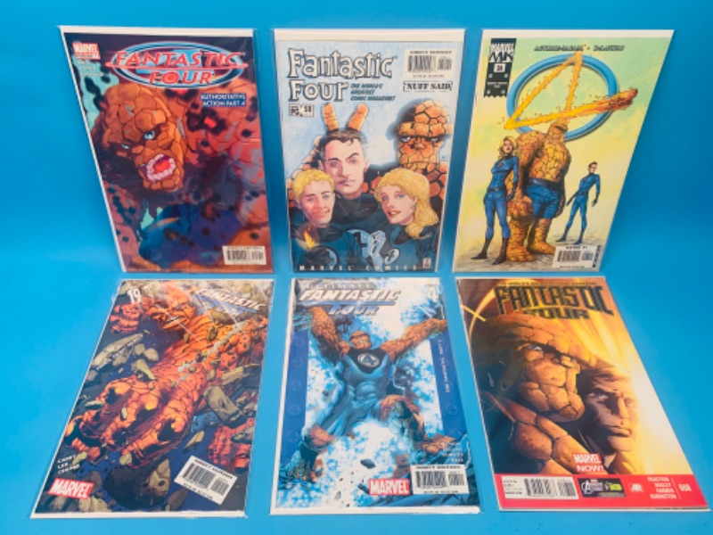 Photo 1 of 986473…6 fantastic four  comics in plastic sleeves 