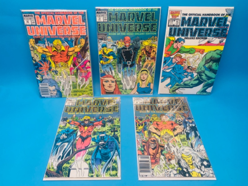 Photo 1 of 986474…5 vintage marvel universe  comics in plastic sleeves 