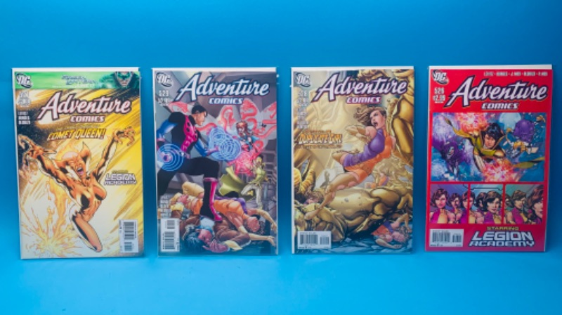 Photo 1 of 986480…4 adventure  comics in plastic sleeves 