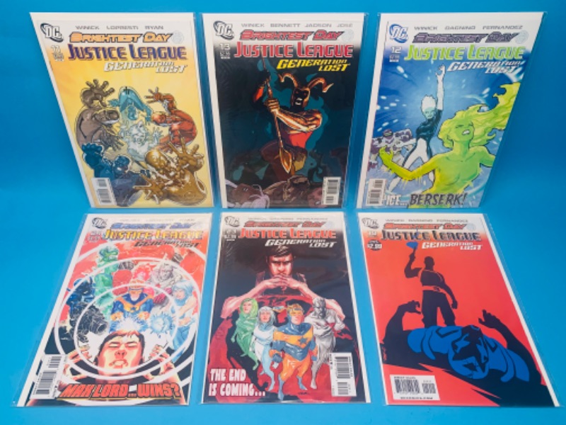 Photo 1 of 986492…6 justice league  comics in plastic sleeves 